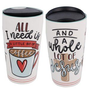 Glory Haus Ceramic Coffee Tumbler